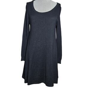 Black Long Sleeve Sweater Dress Size XS